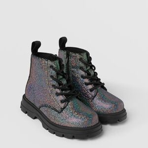 Holographic Ankle Boot